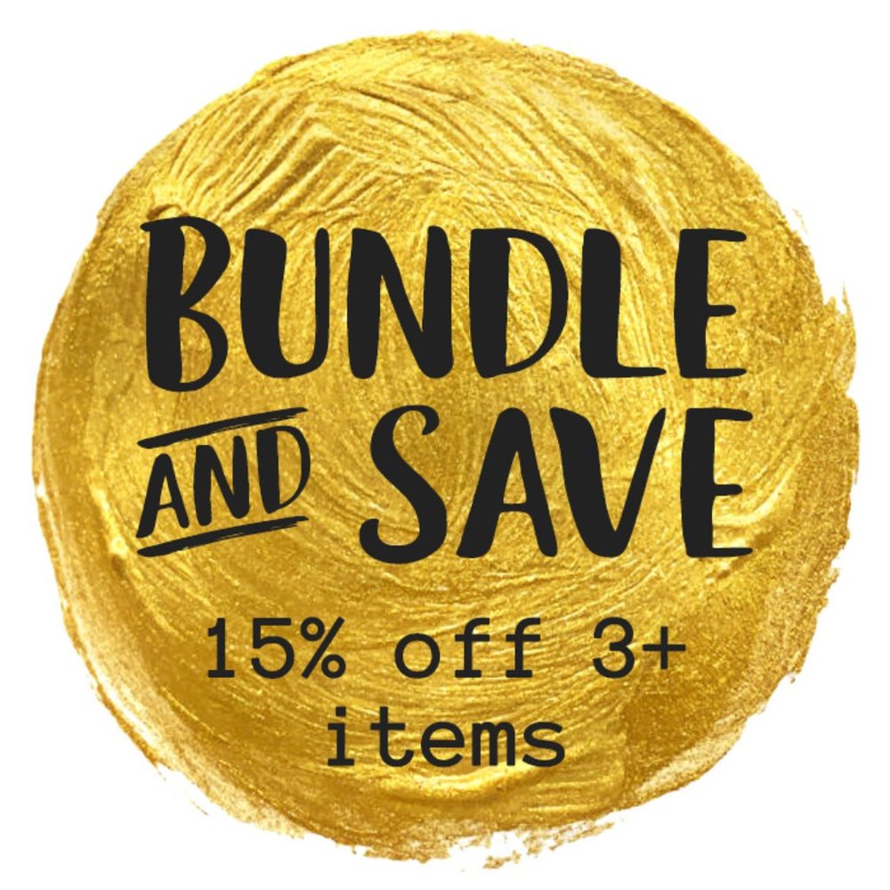 BUNDLE DISCOUNT 15% Off 3 or more Items in Closet